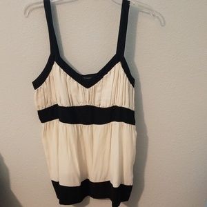 INC Black and White Cami